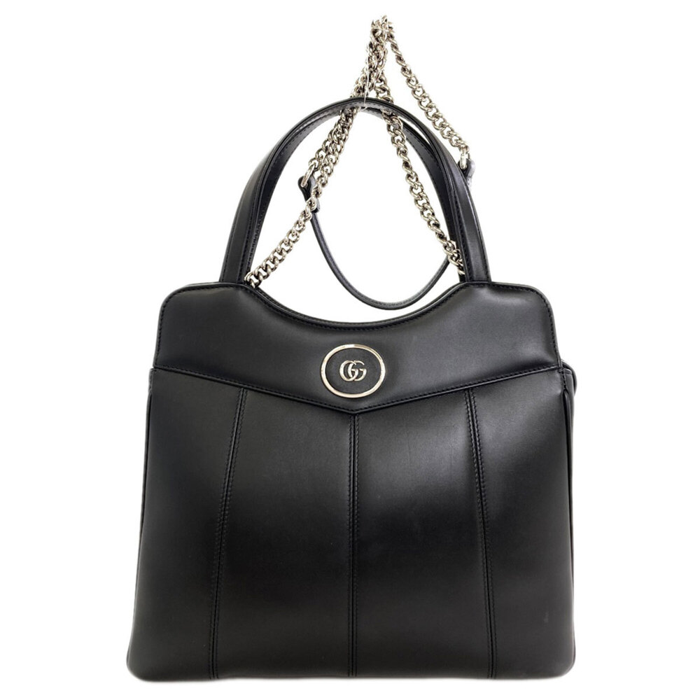 Gucci 745911 Petite GG 2-Way Tote Bag, Calfskin, Women's GUCCI